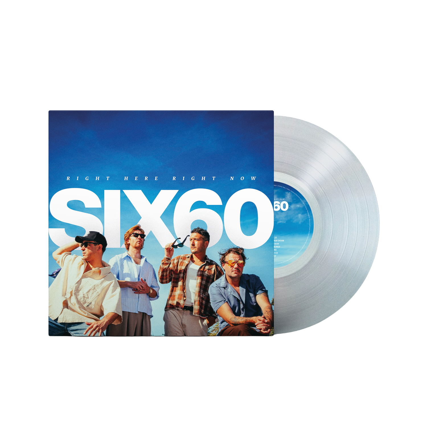 RIGHT HERE RIGHT NOW EXCLUSIVE CRYSTAL CLEAR VINYL (SIGNED) – SIX60 AU