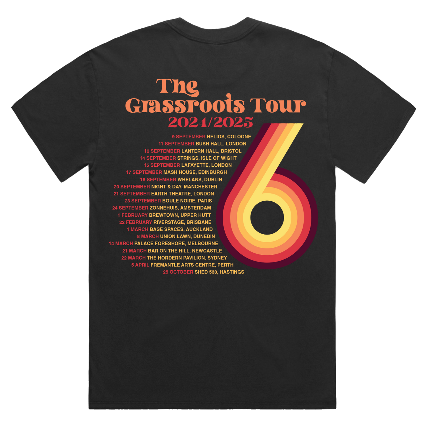 '24/25 WORLD TOUR TEE (BLACK)