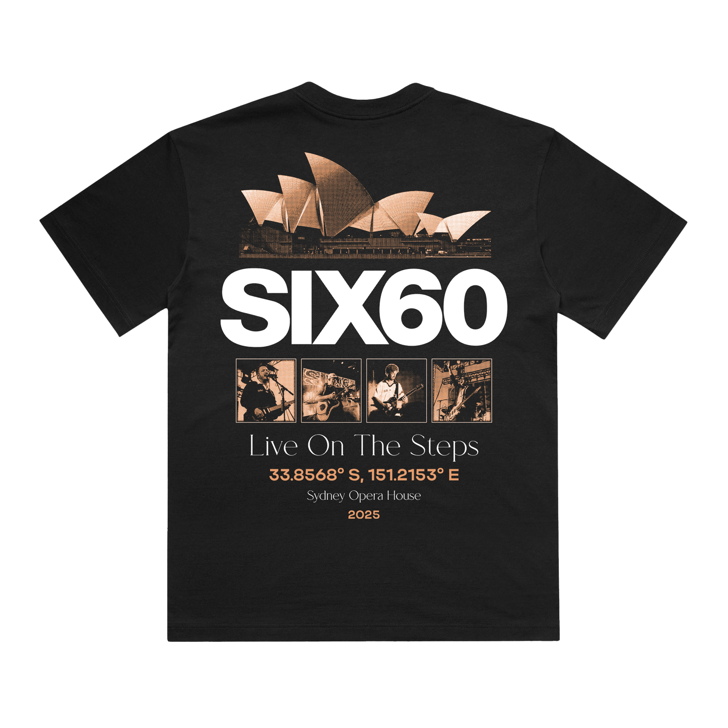 LIVE ON THE STEPS TEE